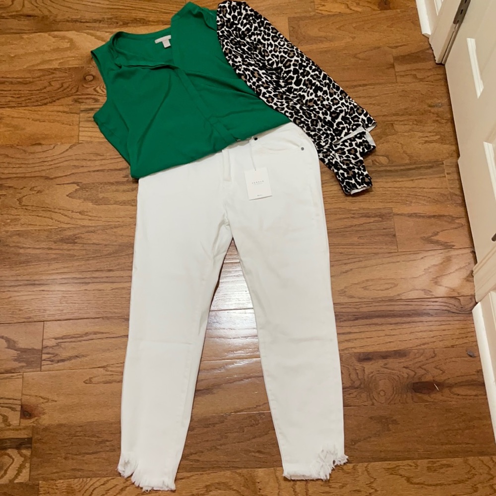 Kancan White Jeans